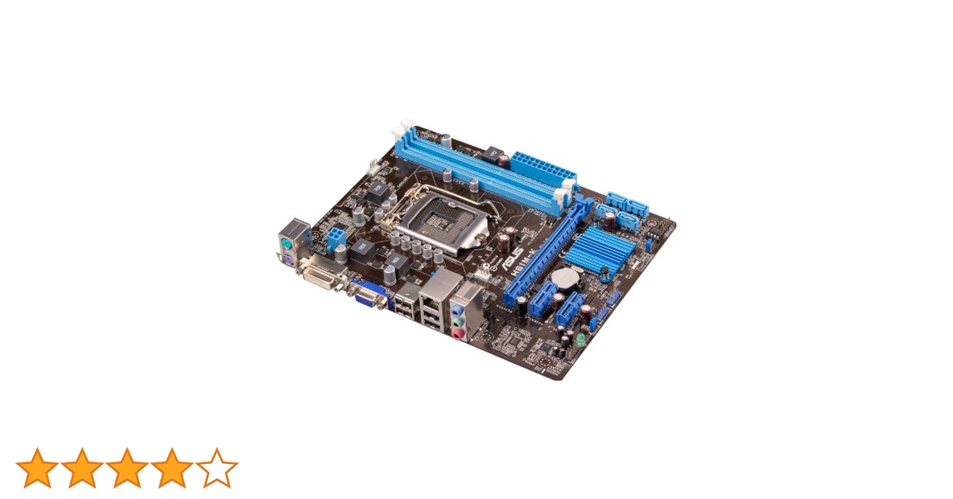 ASUS - ASUS H61M-K デスクトップPC用マザーボード Asus H61M-KデスクトップマザーボードH61ソケット用LGA1155 i3